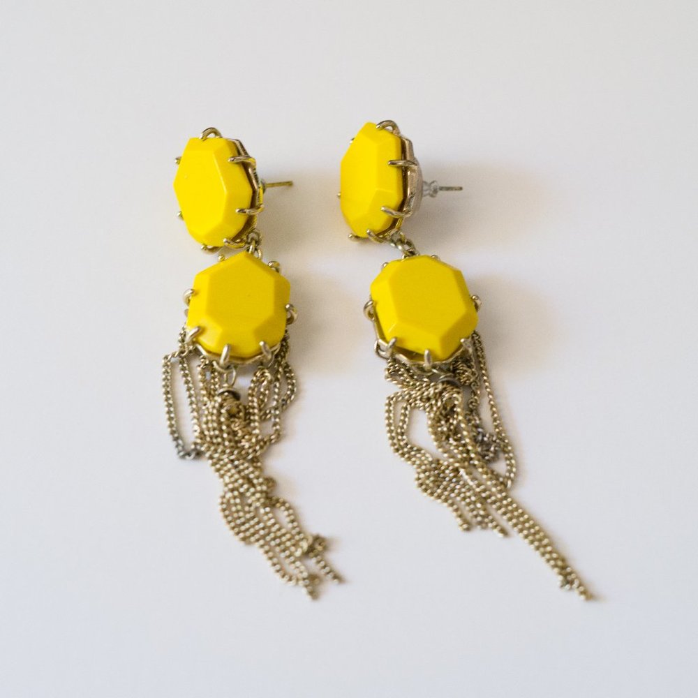 Yellow Kendra Scott Earrings